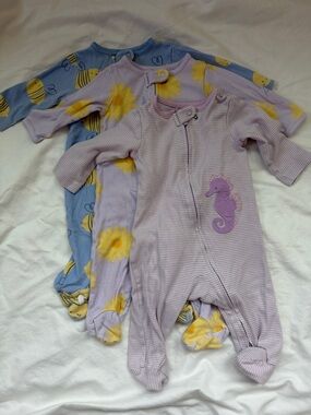 Carter's 3 set One-Piece Footed Sleepers
